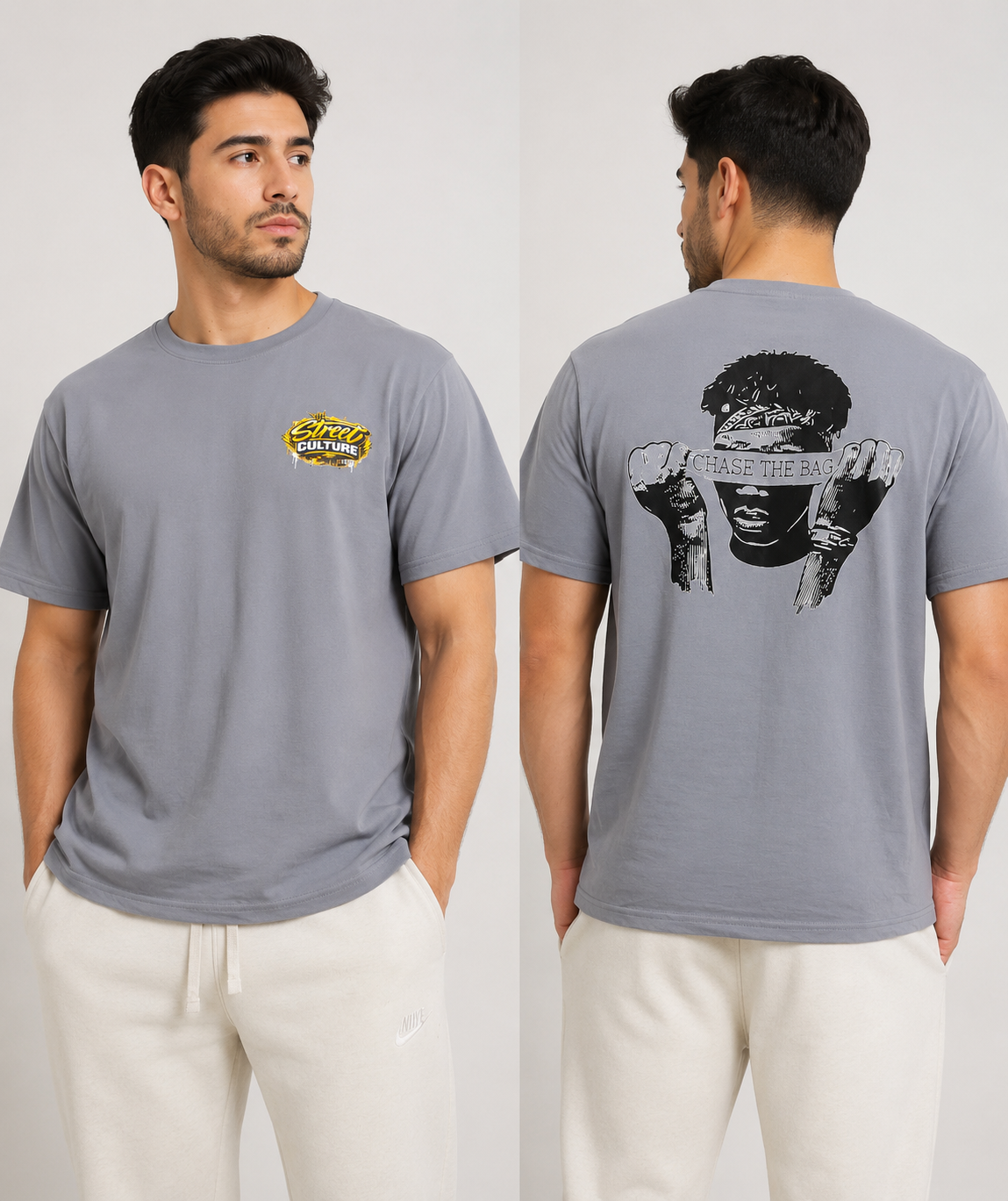 Male T-Shirt Chase the bag