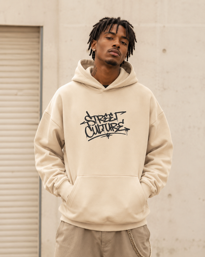 Male Beige hoodie