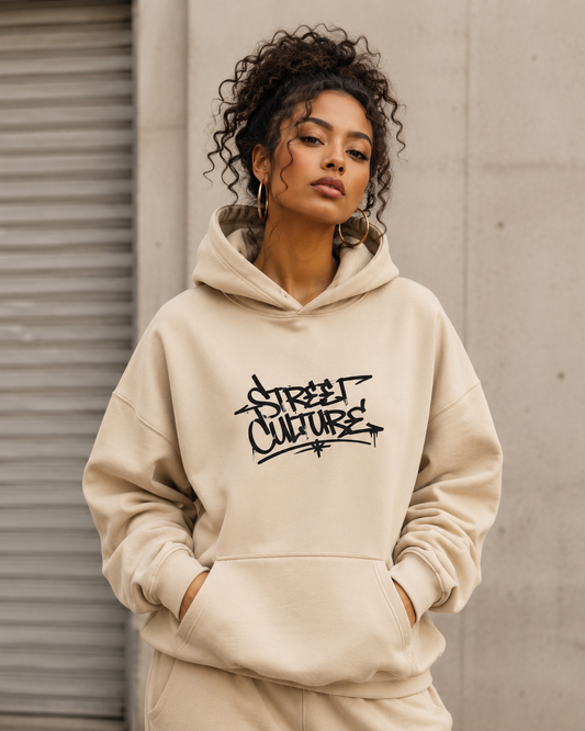Female Beige hoodie