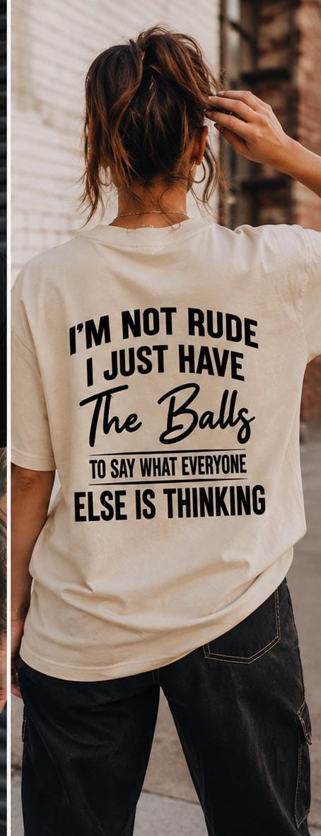 The balls graphic T-shirt
