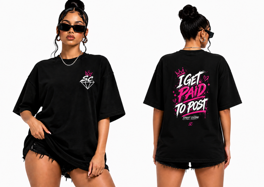 Female t shirt I get paid to post